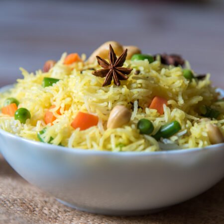 Star anise on pulao